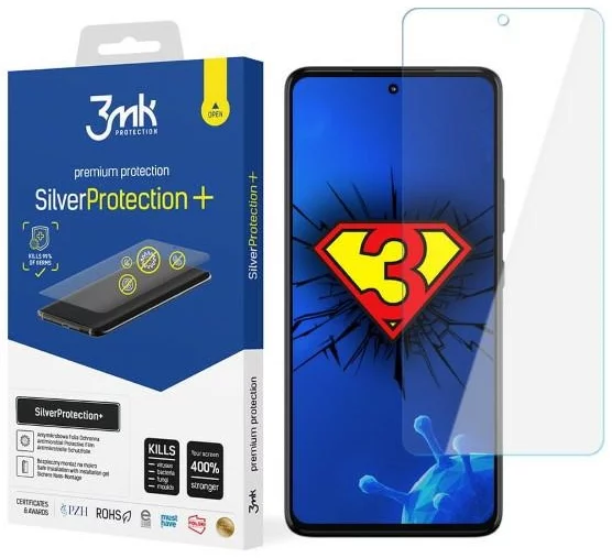 Ochranná fólia 3MK Silver Protect+ Motorola Moto G72 Wet-mounted Antimicrobial film