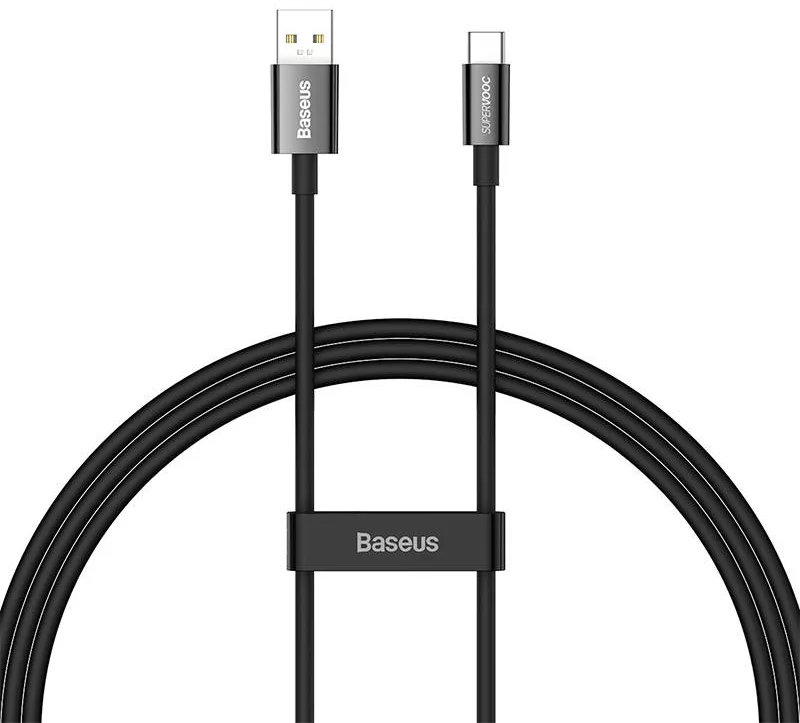 Levně Kabel Baseus Superior Series Cable USB to USB-C, 65W, PD, 1m (black)