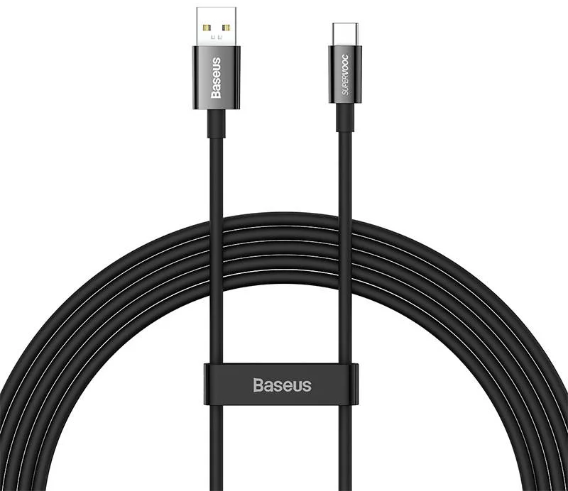 Levně Kabel Baseus Superior Series Cable USB to USB-C, 65W, PD, 2m (black)