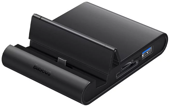 E-shop Dokovacia stanica Baseus Mate USB Type-C Hub Desktop Docking Station Pro for Mobile Phone, PD, 100W (black)