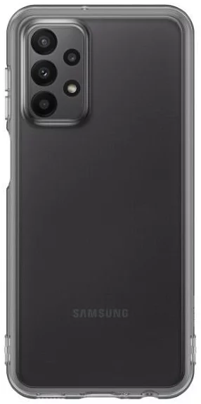 Levně Kryt Samsung Galaxy A23 5G black Soft Clear Cover (EF-QA235TBEGWW)