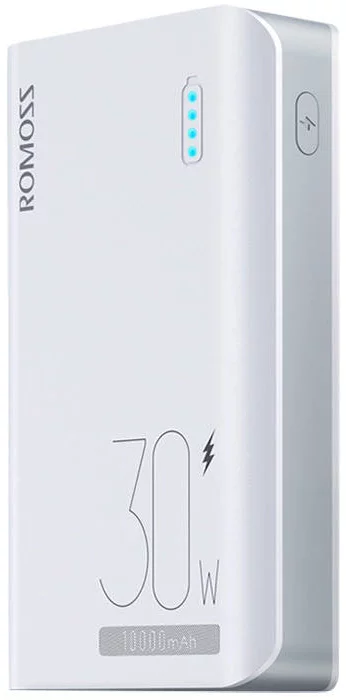 Levně Nabíječka Romoss Sense 4S Pro Powerbank 10000mAh, 30W (white)