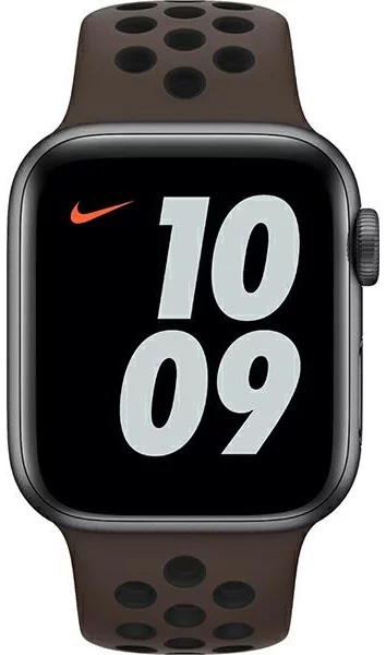 Levně Řemínek Nike Sport Band Apple Watch 38/40/41mm ironstone-black (MJ6J3AM/A)