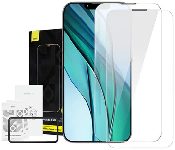 Baseus Crystal Tempered Glass Dust-proof 0.3mm for iPhone 14 Plus / 13 Pro Max (2pcs)