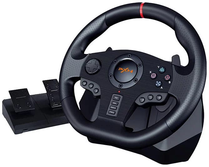 Levně Herní ovladač Gaming Wheel PXN-V900 (PC / PS3 / PS4 / XBOX ONE / SWITCH)