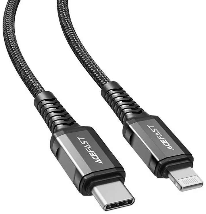 Levně Kabel Cable USB-C to Lightning Acefast C1-01, 1.2m (black)