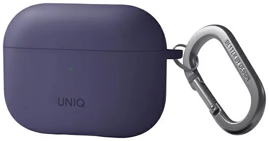 Púzdro UNIQ case Nexo AirPods Pro 2 gen + Ear Hooks Silicone fig purple (UNIQ-AIRPODSPRO2-NEXOPUR)