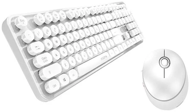 Levně Klávesnice Wireless keyboard + mouse set MOFII Sweet 2.4G (white)