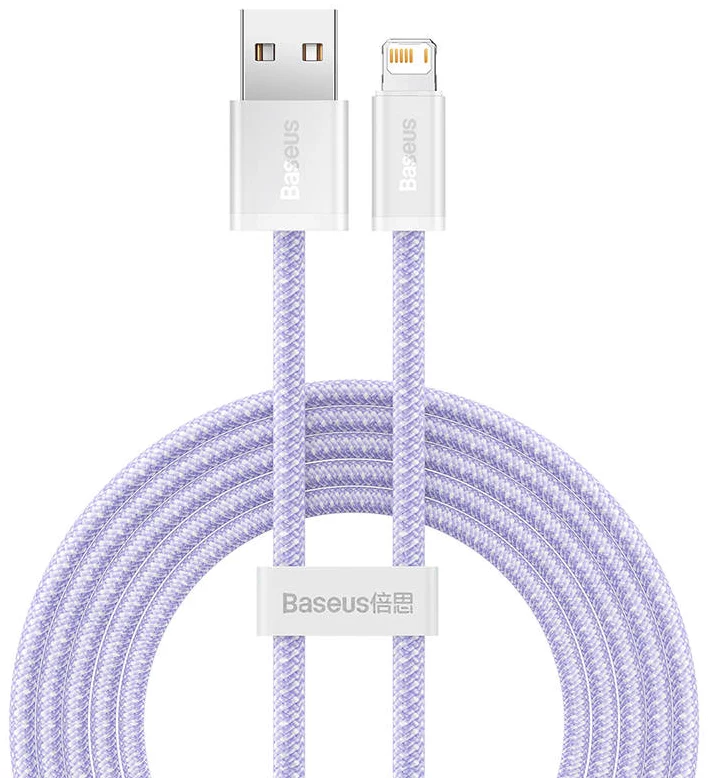 Kábel USB cable for Lightning Baseus Dynamic 2 Series, 2.4A, 2m (purple)