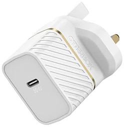 Nabíjačka OTTERBOX UK WALL CHARGER 30W GAN 1X USB-C 30W USB-PD WHITE (78-80487)