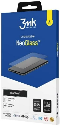 Kryt 3MK NeoGlass Xiaomi Redmi Note 12 Pro / 12 Pro+ / 12E black (5903108497275)