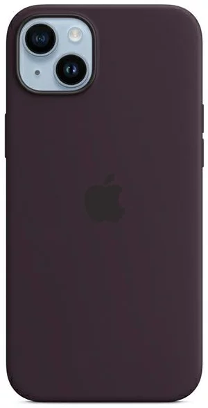 Levně Kryt Apple iPhone 14 Plus 6,7" MagSafe elderberry Silicone Case (MPT93ZM/A)