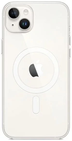 Levně Kryt Apple iPhone 14 Plus 6,7 MagSafe transparent Silicone Case (MPU43ZM/A)