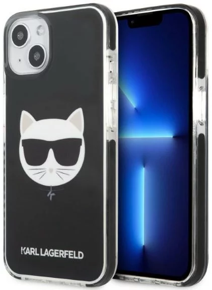 E-shop Kryt Karl Lagerfeld iPhone 13 6,1" hardcase black Choupette Head (KLHCP13MTPECK)