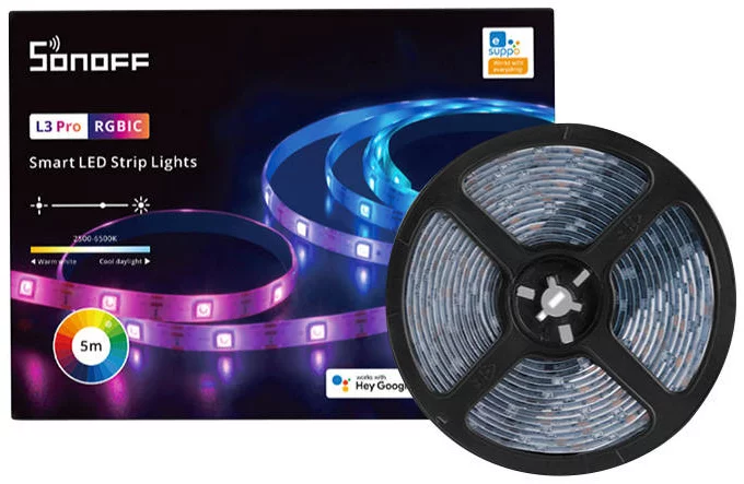 Levně Sonoff L3 Pro Smart Led Light Strip 5m