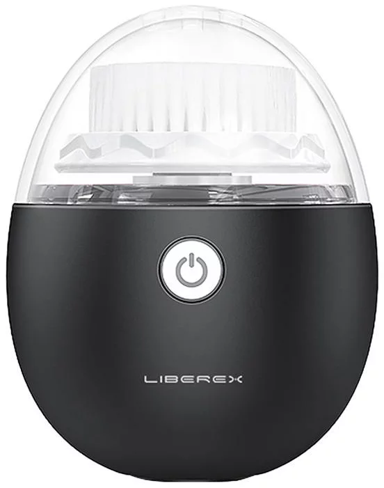 Levně Čistící kartáček na obličej Liberex Egg Vibrant Facial Cleaning Brush (black)