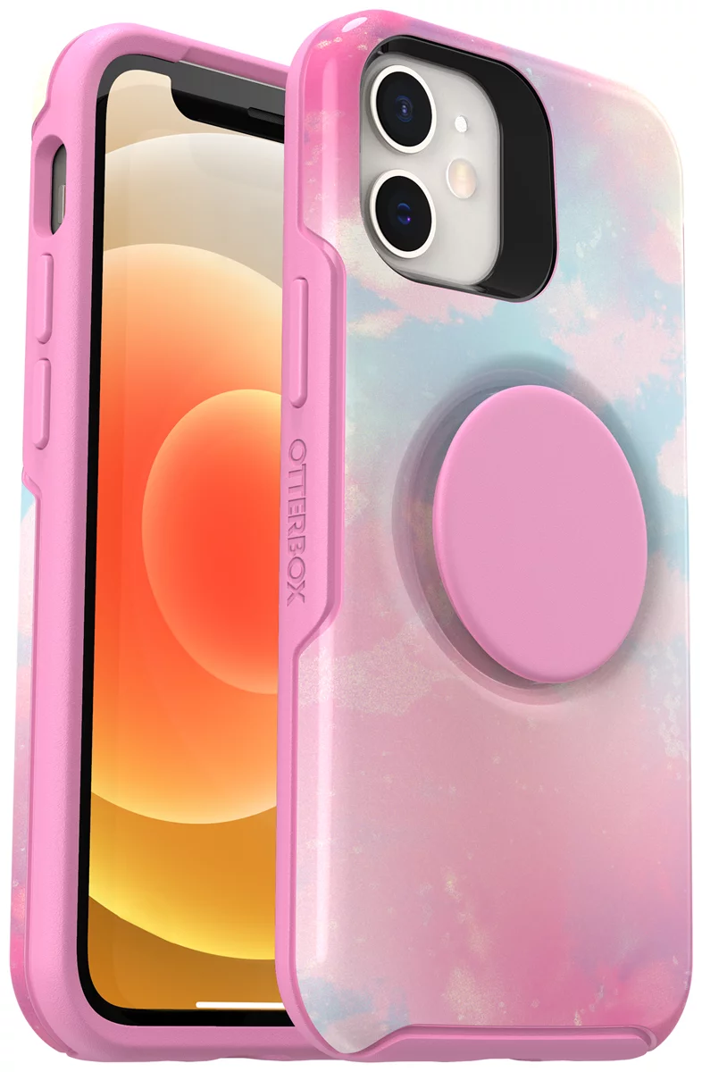 Levně Kryt Otterbox Otter+Pop Symmetry for iPhone 12 mini pink (77-65759)