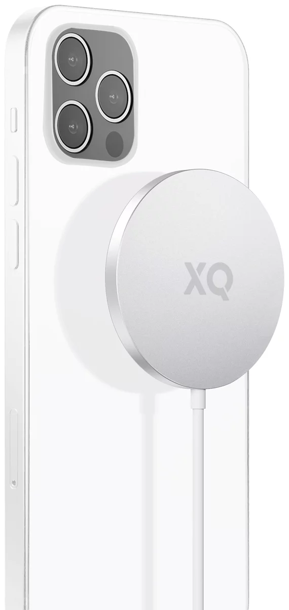 Nabíječka XQISIT NP Charging Pad (MagSafe Compatible) white (50832)