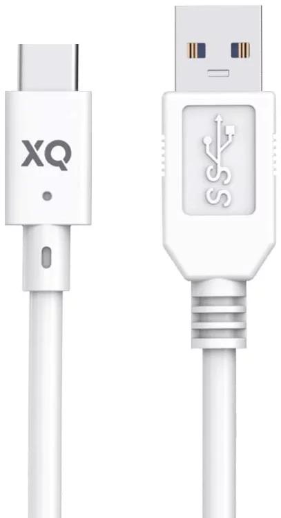 Levně Kabel XQISIT NP Charge & Sync USB-C to USB-A 3.1 100cm white (50847)