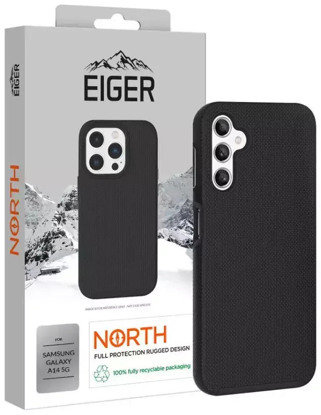 E-shop Kryt Eiger North Case for Samsung Galaxy A14 5G in Black