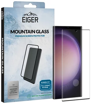 Eiger Mountain Glass 3D Screen Protector for Samsung Galaxy S23 Ultra (EGSP00874)