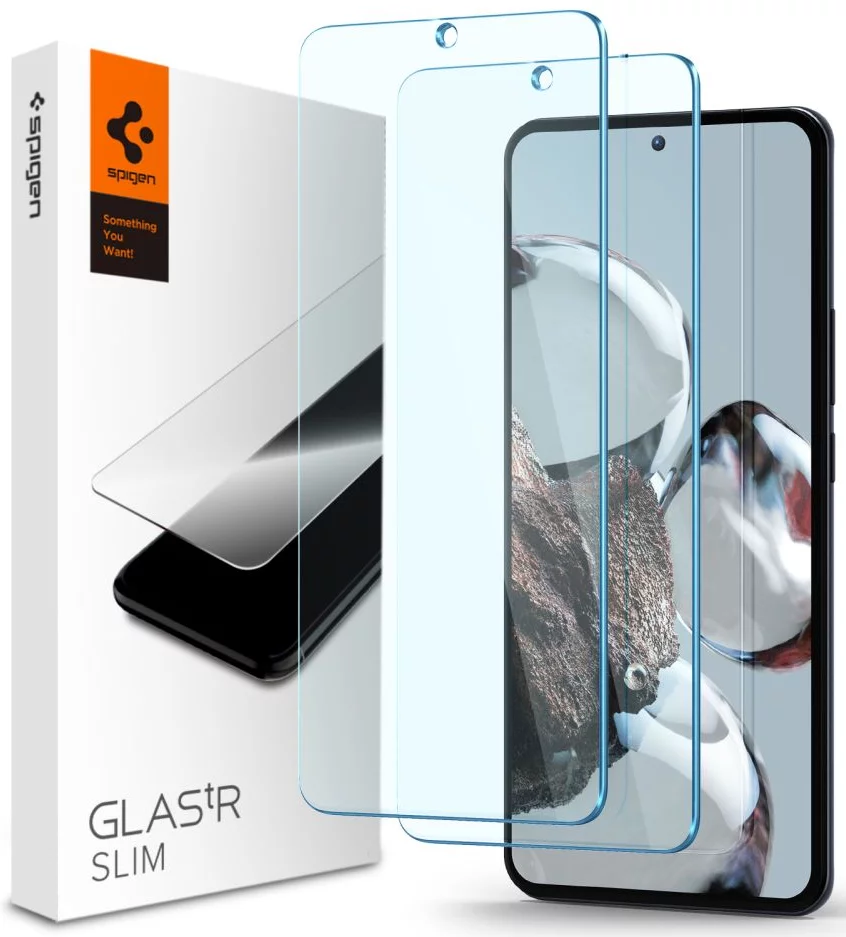 Ochranné sklo SPIGEN GLAS.TR SLIM 2-PACK XIAOMI 12T / 12T PRO CLEAR (AGL05918)