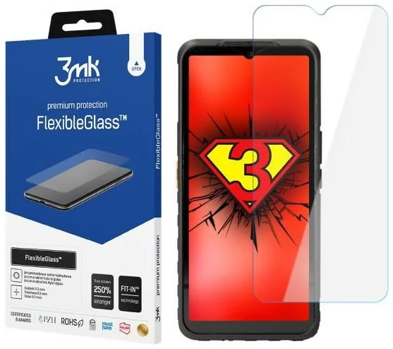 Ochranné sklo 3MK FlexibleGlass CAT S53 Hybrid Glass (5903108499422)