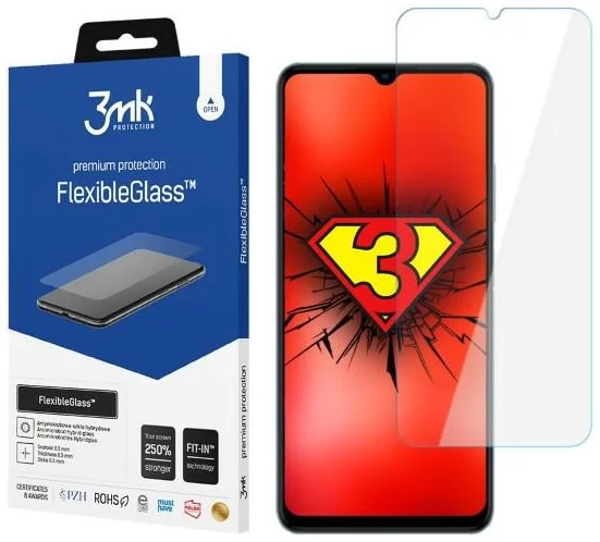 Ochranné sklo 3MK FlexibleGlass ZTE Blade A72 4G Hybrid Glass (5903108498593)