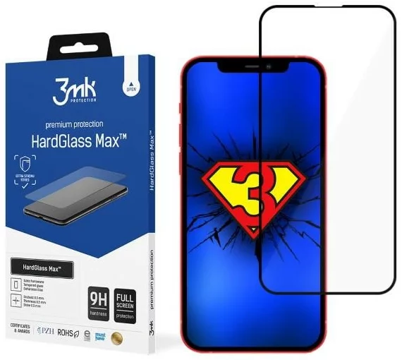 Ochranné sklo 3MK HardGlass Max iPhone 13 Pro Max 6,7\