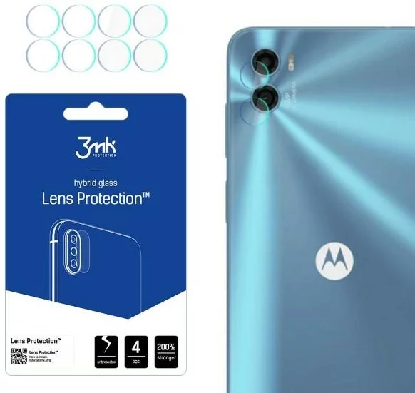 Ochranné sklo 3MK Lens Protect Motorola Moto E22s Camera lens protection 4pcs (5903108498319)