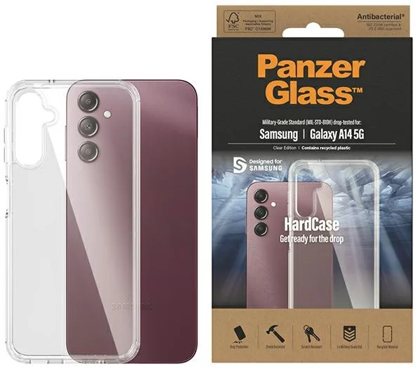 Levně Kryt PanzerGlass ClearCase Samsung Galaxy A14 5G clear (5711724004360)