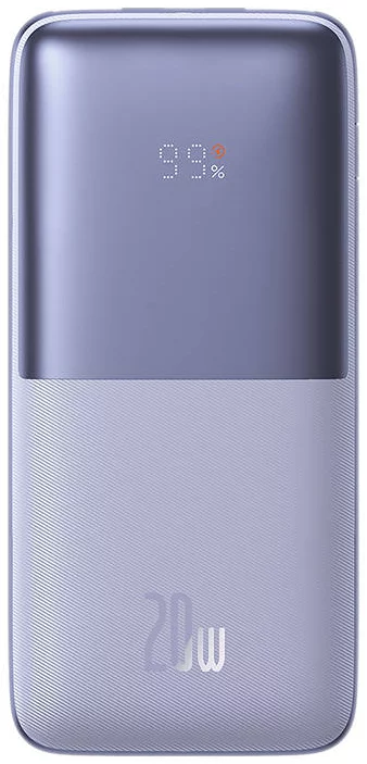 Nabíjačka Powerbank Baseus Bipow Pro 10000mAh, 2xUSB, USB-C, 20W (purple) (6932172614591)