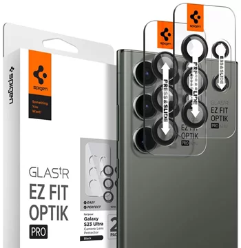 Spigen Optik Pro Camera Samsung Galaxy S23 Ultra 2pcs black (AGL05950)