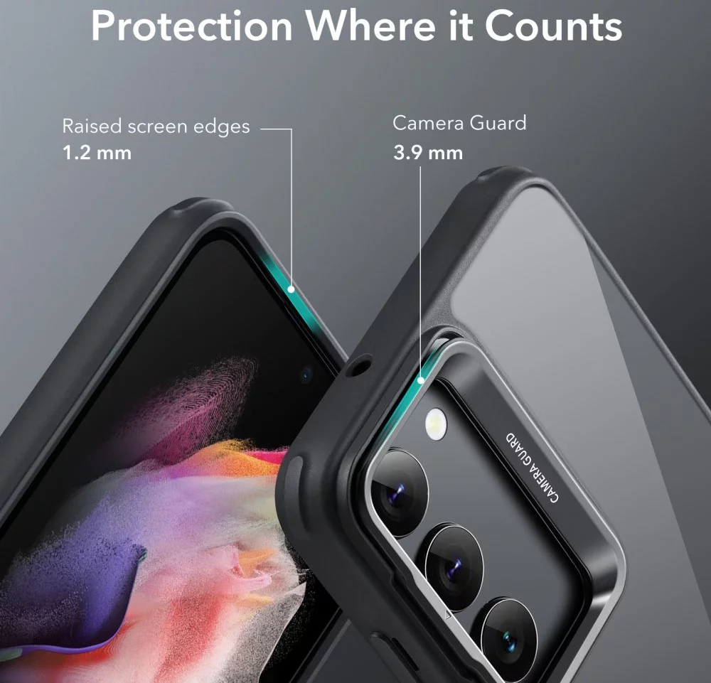 Case ESR CLASSIC KICKSTAND SAMSUNG GALAXY S23 CLEAR/BLACK