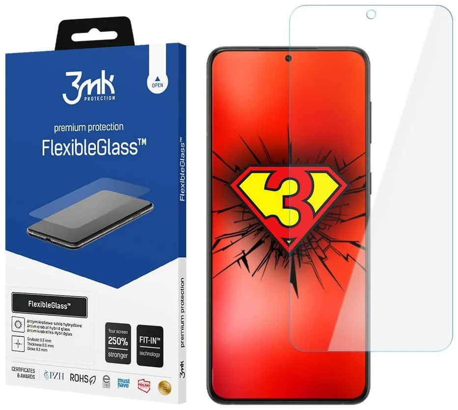 Ochranné sklo 3MK FlexibleGlass Samsung Galaxy S23+ Hybrid Glass (5903108512602)