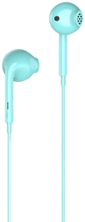 Levně Sluchátka XO EP28 Wired Earbuds (Green) (6920680872633)
