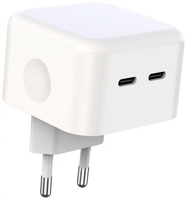 Nabíjačka XO L102 wall charger, 2x USB-C, 35W (white) (6920680830688)