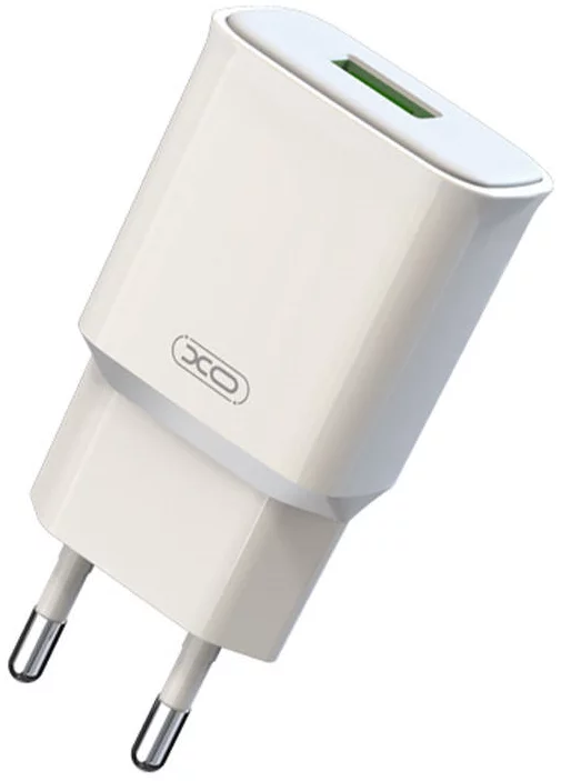 Nabíjačka Wall charger XO L92D, 1x USB, 18W, QC 3.0 (white) (6920680825639)