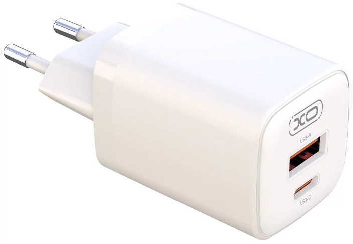 Levně Nabíječka Wall charger XO L96, 1x USB, USB-C, 30W (white) (6920680828012)