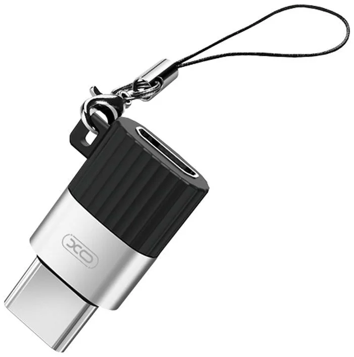 Levně Adapter XO NB149-C micro USB to USB-C Adapter (Black) (6920680869213)
