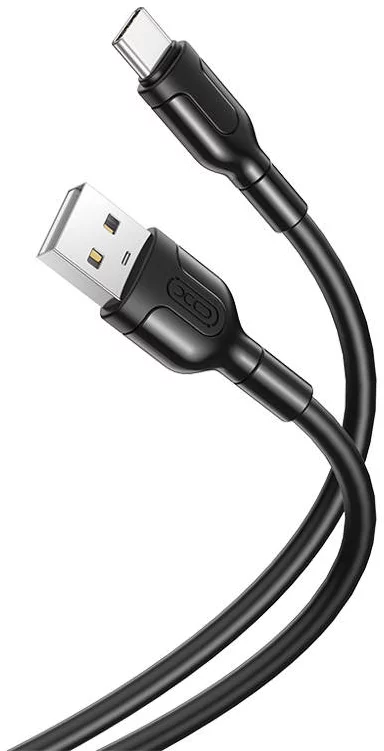 Levně Kabel XO Cable USB to USB-C 2.1A (black) ((6920680827763)
