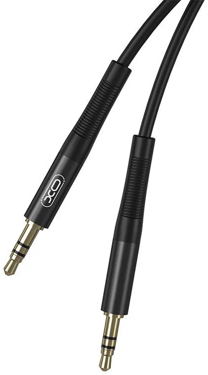 Levně Kabel XO Audio Cable mini jack 3,5mm AUX, 2m (Black) (6920680877003)