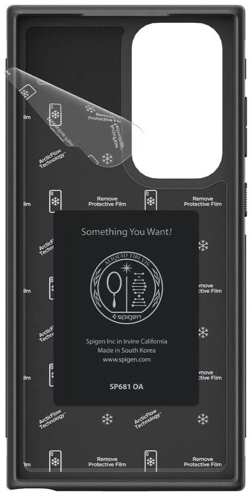 Spigen Cryo Armor Arctic Flow Tech Designed for iPhone 14 Pro Case Matte  Black