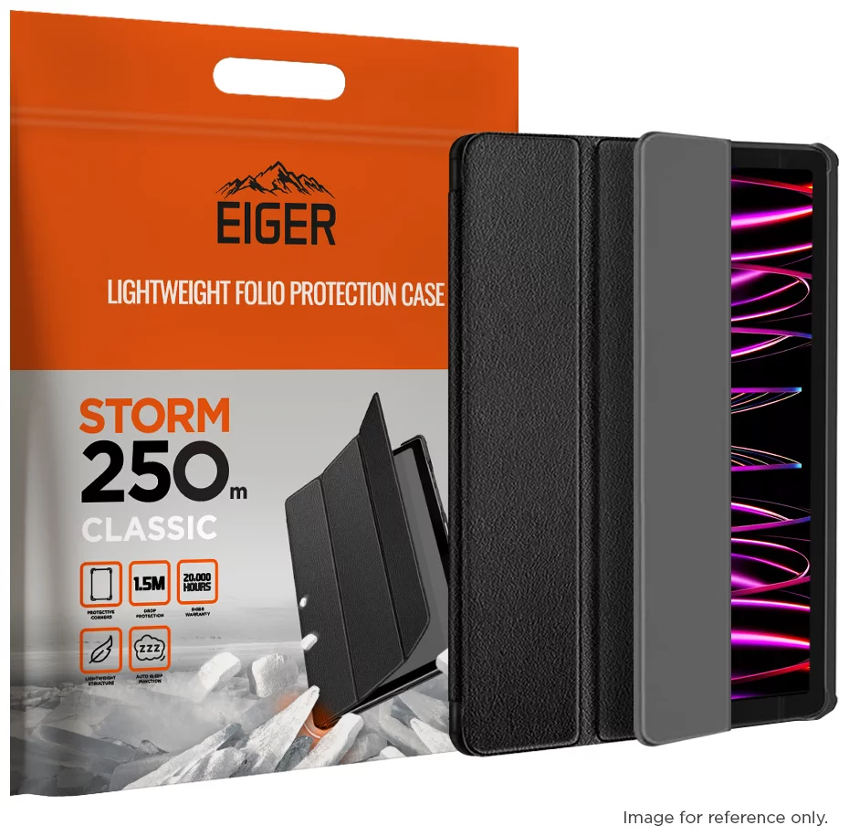 Levně Pouzdro Eiger Storm 250m Classic Case for Apple iPad Pro 11 (2021) / (2022) / iPad Air (2022) in Black (EGSR00130)
