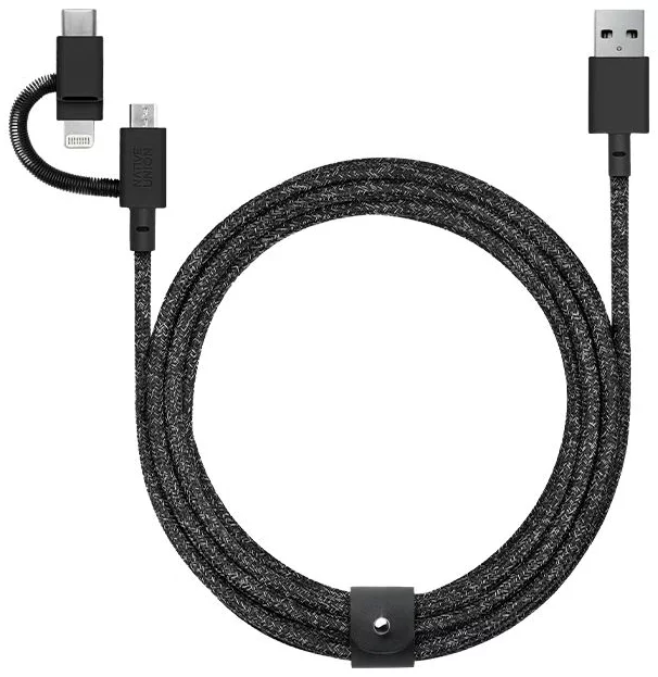 Levně Kabel Native Union Belt Universal Cable (USB-C – Lighting/USB-C) 1.8m, cosmos (BELT-CCL-COS-NP)