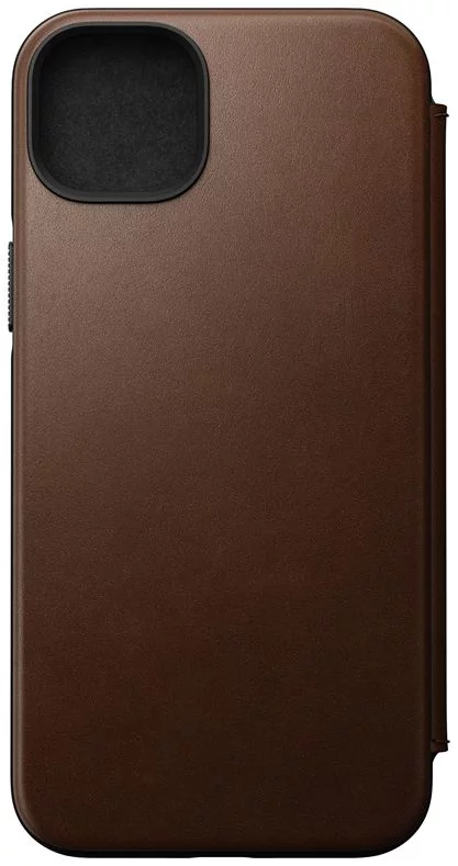 E-shop Púzdro Nomad Leather MagSafe Folio, brown - iPhone 14 Plus (NM01284185)