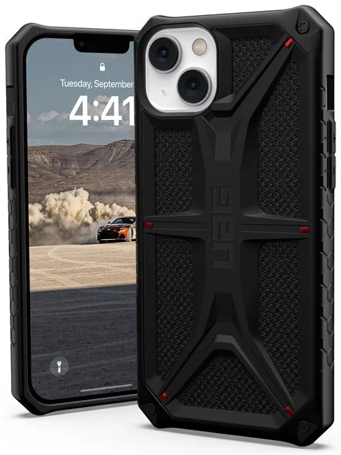 Kryt UAG Monarch, kevlar black - iPhone 14 Plus (114033113940)