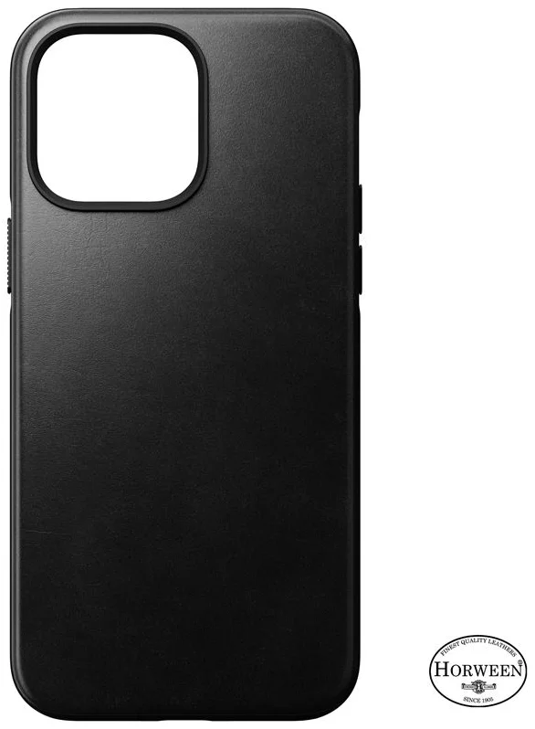Levně Kryt Nomad Modern Leather MagSafe Case, black - iPhone 14 Pro Max (NM01221685)