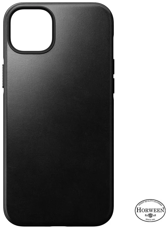 Levně Kryt Nomad Modern Leather MagSafe Case, black - iPhone 14 Plus (NM01275985)