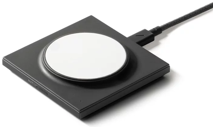Bezdrôtová nabíjačka Native Union Drop Magnetic Wireless charger, black (DROP-MAG-BLK-NP)